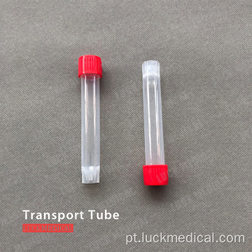 Tubo vazio de transporte de covid-19 swab fda